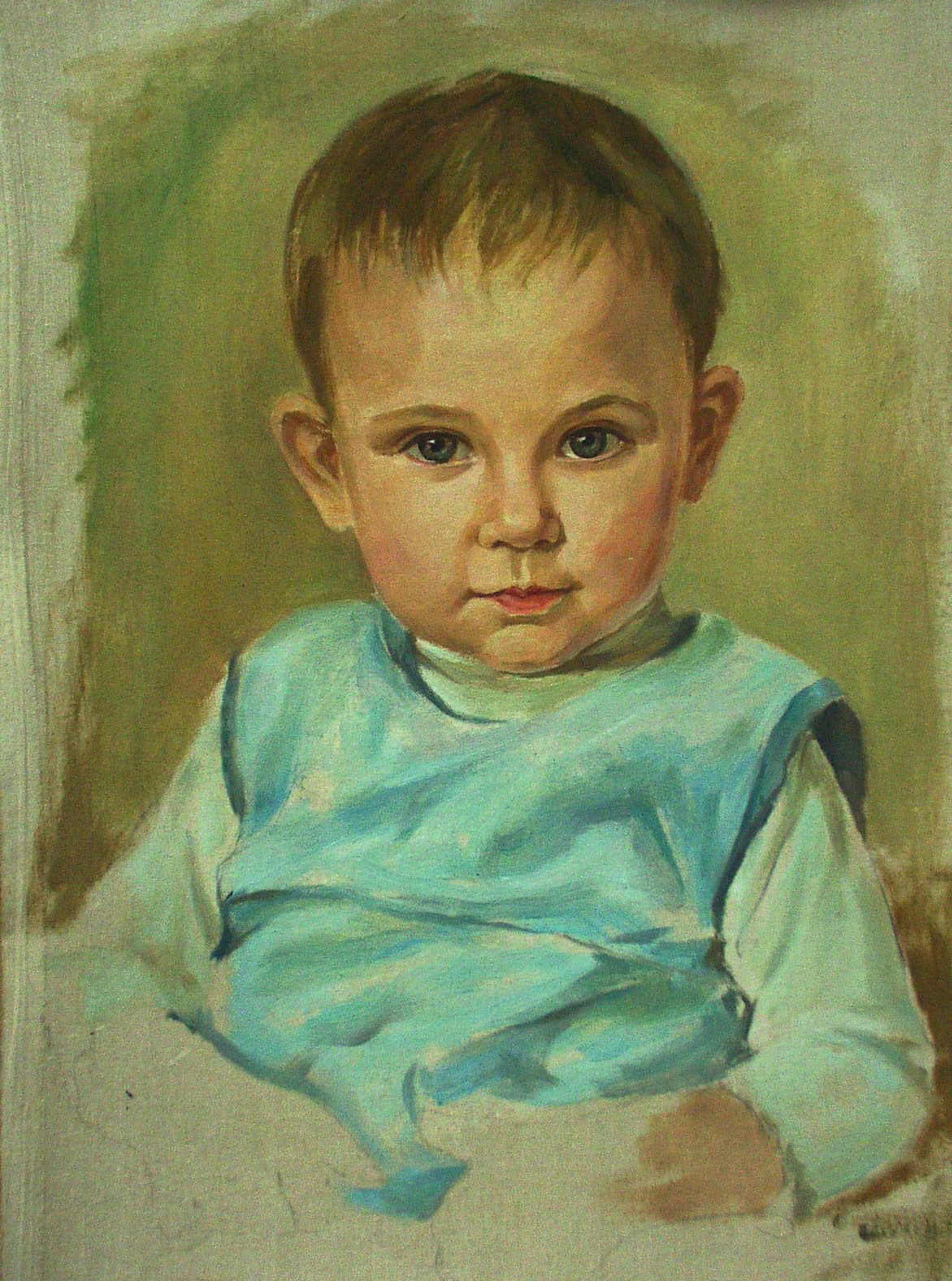 Портрет ребенка маслом на холсте